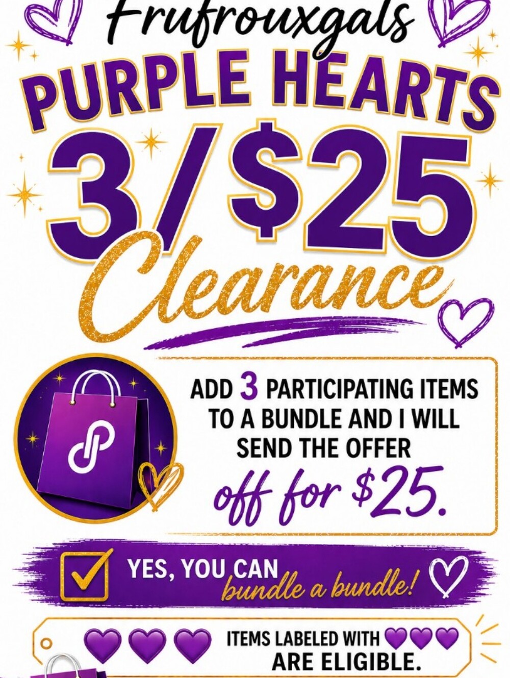 💜💜💜 3 for #25